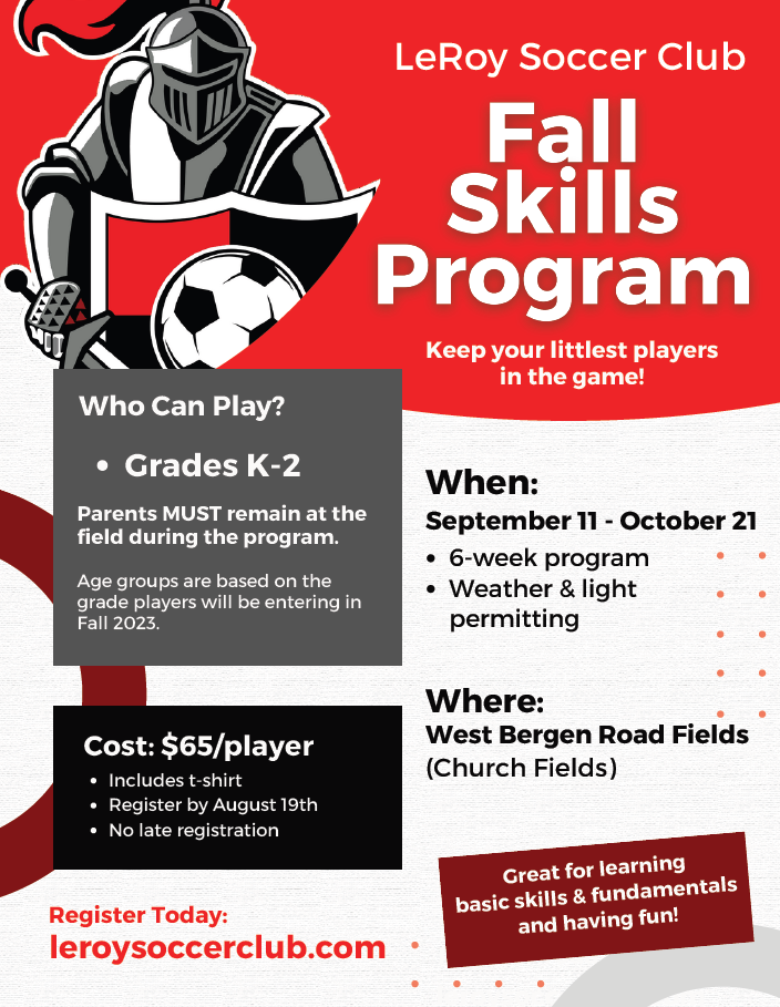 LeRoy Youth Soccer Association Home